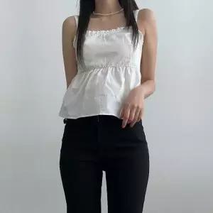 썸머 썸머 셀러허브 플레어 이너민소매 탑 여름 크롭