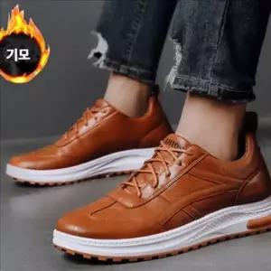가벼운 남자 운동화 따뜻한 남성 운동화 겨울 방한 데일리화 블랙 가벼운
