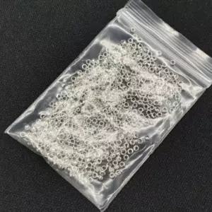 비즈재료 공예부자재 비드팁 누름볼 실버 2.5mm 키링재료 팔찌재료