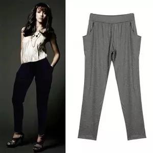 여름용 배기핏 트레이닝 팬츠 옆포켓 밴딩 바지 레깅스 운동복