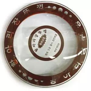 된장 단지 유리 장독 뚜껑 29cm 4호 항아리