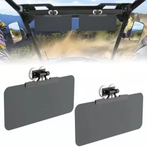 카티윅수 2Pcs UTV 마그네틱 선바이저 프로핏 바 또는 메탈 루프 및 크로스바가 장착된 차량용 골프 카트