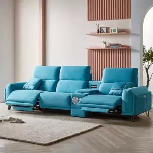 아도라퍼니처 프리미엄703 솔라원단 리클라이너 4인 우퍼스피커 컵홀더포함