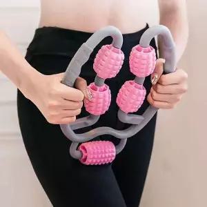 WL 셀프 팔뚝살 종아리 목 승모근 롤러 마사지기
