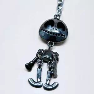 bns 해골 인형 가방 키링 우정 커플 키홀더 블랙