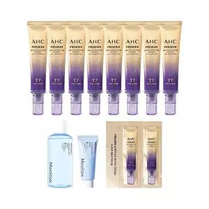 AHC 아이크림 시즌13 40ml x8 + 메디필 물톡스 토너 300ml + 20g 세트 + 아이샘플2매