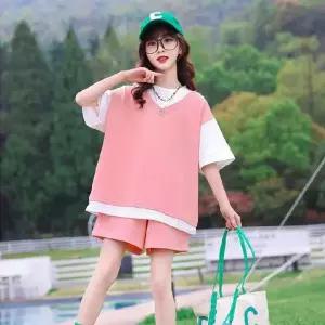 [보리보리/재한 주니어]재한 초등학생 캐주얼 반팔 세트