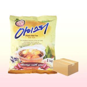 대호 복숭아 아이스티 1kg x 12개 차음료 홍차 에이드