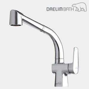 대림바스 DL-K5115 칸토 시리즈 1홀 주방 다대싱크수전 데크형 착탈식 핸드 스프레이 DLK5115