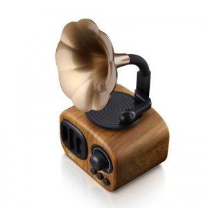 브리츠 BA-MK2 블루투스 라디오 스피커 레트로 휴대용 캠핑 거실 인테리어 미니스피커