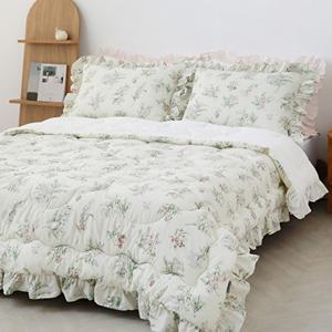 [아망떼]15cm 더 커진 허밍가든 순면광목 차렵이불 요세트 Q