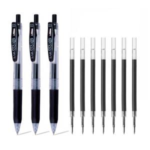 제브라 사라사클립 볼펜 0.5mm 1세트(볼펜 3P + 전용 리필심 7P)