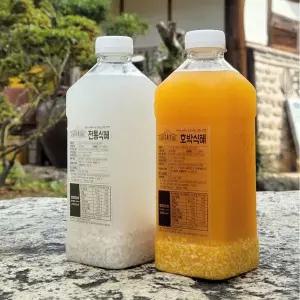 [오메조은김부각]오메조은 종가집 수제 전통 식혜 1병 + 호박 식혜 1병