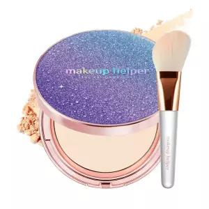 메이크업헬퍼 아트 팩트 25g 오로라문라이트 +아트 파우더 브러쉬