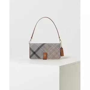 [롯데백화점]닥스 액세서리 [선물포장/쇼핑백동봉]브라운 체크 가죽 핸드폰케이스 DCHO2F328W2