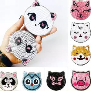 보석십자수 거울 만들기 DIY 비즈 규빅 양면원형 거울