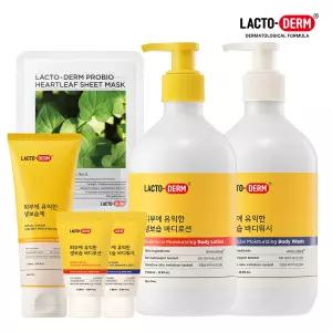 종근당건강 락토덤 유산균 바디로션/워시/어성초토너/마스크/크림/클렌징 우리가족 보습 기획전