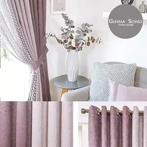 [지나송][지나송] 로모 암막커튼+시크릿와플커튼 풀세트 특대형