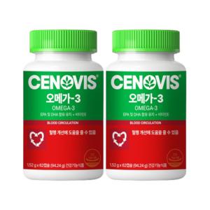 세노비스 오메가-3 (62캡슐/31일분), 2개