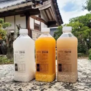 [오메조은김부각]오메조은 전통 식혜 1병 + 호박 식혜 1병 + 우슬 식혜1병