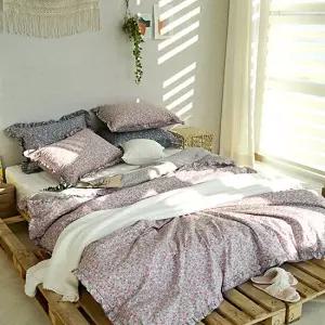 포그나미 프로방스 광목 자연소재 이불커버+베개커버세트(SS)