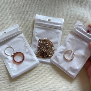 초소형 지퍼백 구디백 어린이집 초미니 세로형 6x10 소형 기본 비닐 반지 악세사리 케이블 포장용 100매