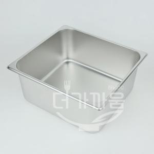 스텐 밧드 6인치 2/3사이즈 (35.4x32.5x15cm) 스텐반찬통 업소용 밧트 용기 보관통 냉장고정리용기