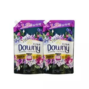 다우니 생화향기 고농축 섬유유연제 미스티크 리필 1.35L x2개