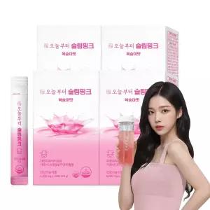 오늘부터 슬림핑크 (80포) 복숭아맛 다이어트보조제 가르시니아 차전자피 분말