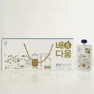 배다움 저온착즙 배즙 선물박스 100ml x 20포 정품배를 통째로 짜낸 100% 배주스