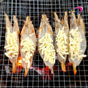 치즈토핑 갈릭버터 새우구이 8미