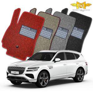 제네시스 GV80 페이스리프트 코일매트 1열 2열 3열 트렁크 카매트 5인승 6인승 7인승 발판 용품