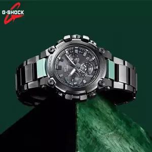 지샥 MTG-B3000BD-1A2DR 태양광충전 전파수신 시간보정 사파이어글라스 손목시계