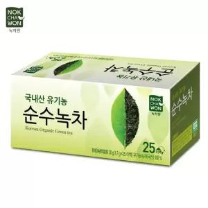 [녹차원] 유기농순수녹차 25티백