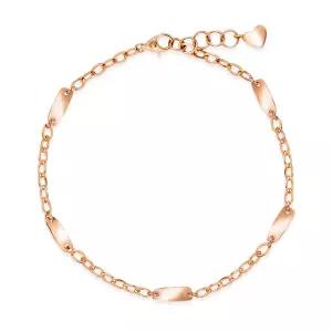 [비앤비골드] 14K 웨이브 스틱 모줄 체인팔찌 NPB40206