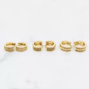 [미니라인] 큐빅 귀찌 이어커프 귀걸이 모음 무알러지