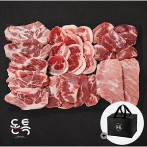 [돈특]한돈선물세트 1등급 특수부위 5종 1.8kg (꼬들목살600g+두항정살300g+꽃차돌살300g+뽈살300g+쫄깃...