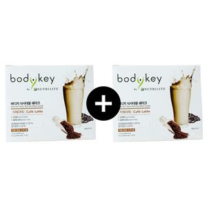 암웨이 바디키 식사대용 쉐이크 카페라떼 2개