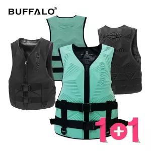 [버팔로] 라이트 구명조끼 2P 민트 블랙 성인 어린이구명조끼 부력보조복 튜브 물놀이용품 보트