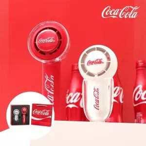 코카콜라 1+1 초경량 핸디형 포켓선풍기 COCO-FA119 선물포장 / 레드+화이트 SET