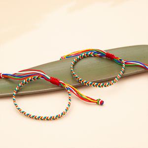 오색실 팔찌 불교 염주 금강저 매듭 오색 끈 소원 행원 오복 부적 오행