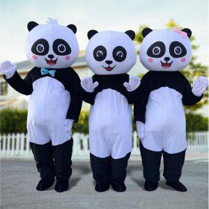 판다 인형탈 전신 팬더 탈 동물탈 인형극 복장 이벤트 축제 옷 동물 코스프레 행사용 코스튬