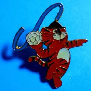 1988년 제24회 88 서울 올림픽 대회 뱃지 호돌이 빼지 기념 배지(핸드볼)