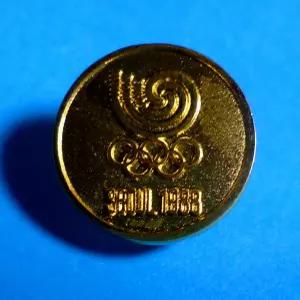 1988년 제24회 88 서울 올림픽 대회 뱃지 호돌이 빼지 기념 배지(금장)