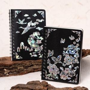 자개스티커 수첩 자개문양수첩 전통공예 재료 메모장 외국인선물 굿즈 민화 꾸미기재료 만들기