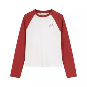 [롯데백화점]폴햄 여성 스몰 그래픽 20수 코튼 래글런 긴팔티 PHF3TS2400