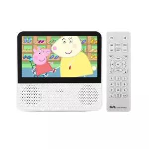 이동식 휴대용DVD CD USB재생 영화 음악 학습용 블루투스 스피커 FM라디오 리모컨-D4