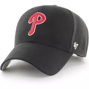 47 필라델피아 필리스 MLB 최고 가치 P블랙 조절 캡 원사이즈 검정색