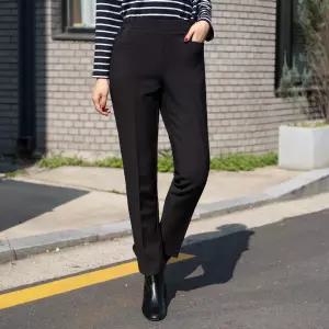 [모슬린]엄마옷 기모 쎄미일자정장바지 515FGH800 마담중년여성빅사이즈50대60대