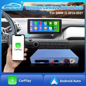 BMW i3 i01 NBT / EVO 시스템용 무선 CarPlay 2014-2021, Android 자동 미러 링크 AirPlay CarPlay 기능 지